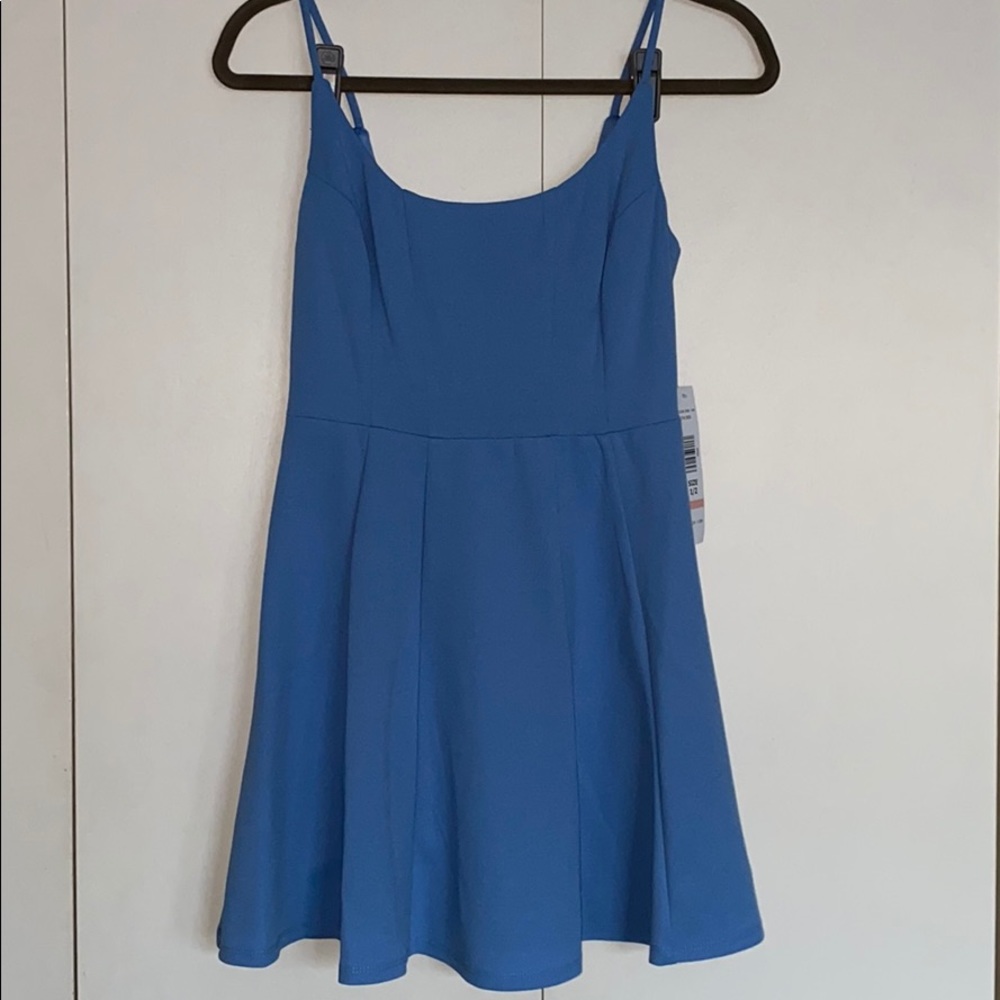 NWT skater dress. Pretty blue, juniors size 1/2